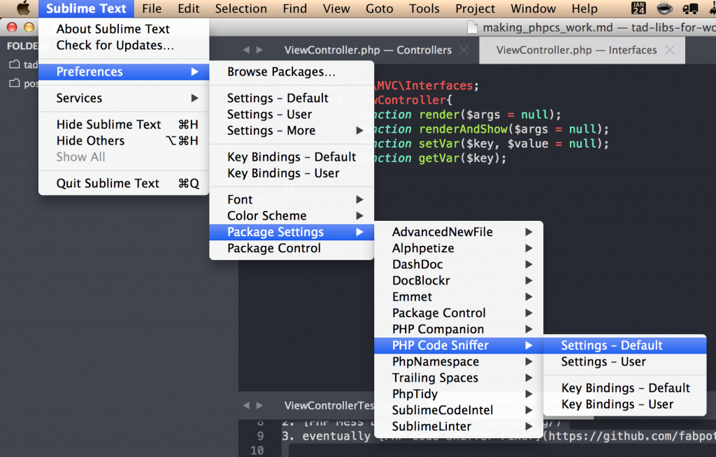 Sublime text package control